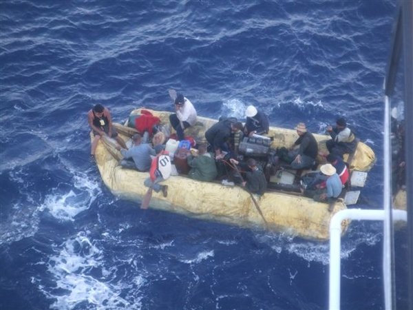 Cuban Rafters - Cruise Ship Rescue